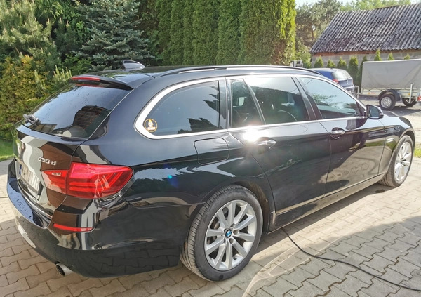 BMW Seria 5 cena 98000 przebieg: 159000, rok produkcji 2014 z Warszawa małe 211